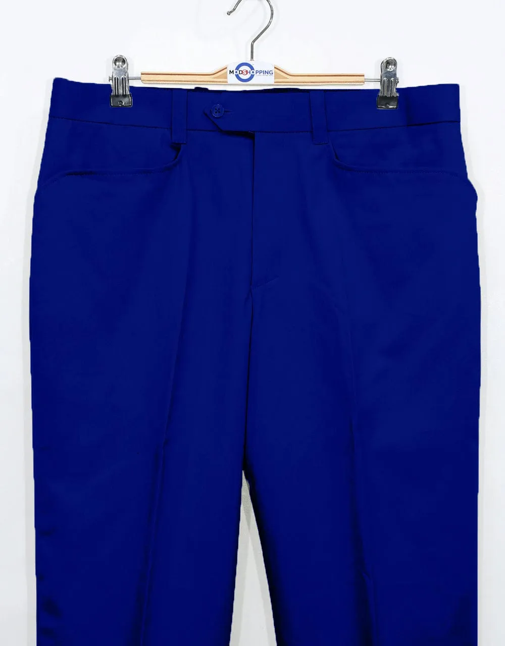 60s Style Royal Blue Chino Trouser