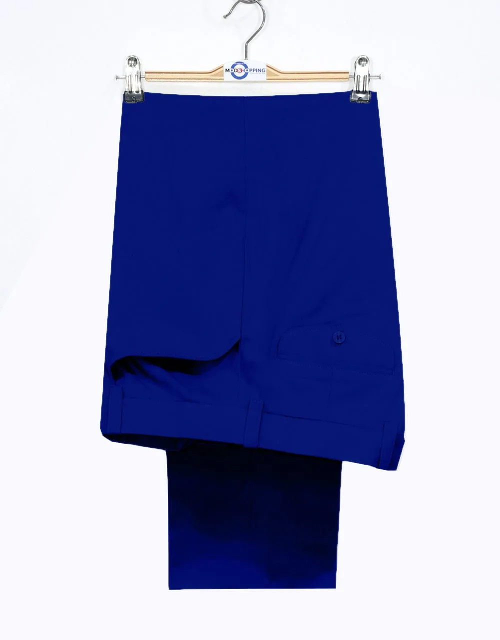 60s Style Royal Blue Chino Trouser