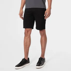 9" Black Comfort Knit Chino Shorts