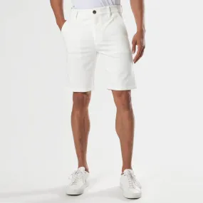 9" Ivory Comfort Knit Chino Shorts