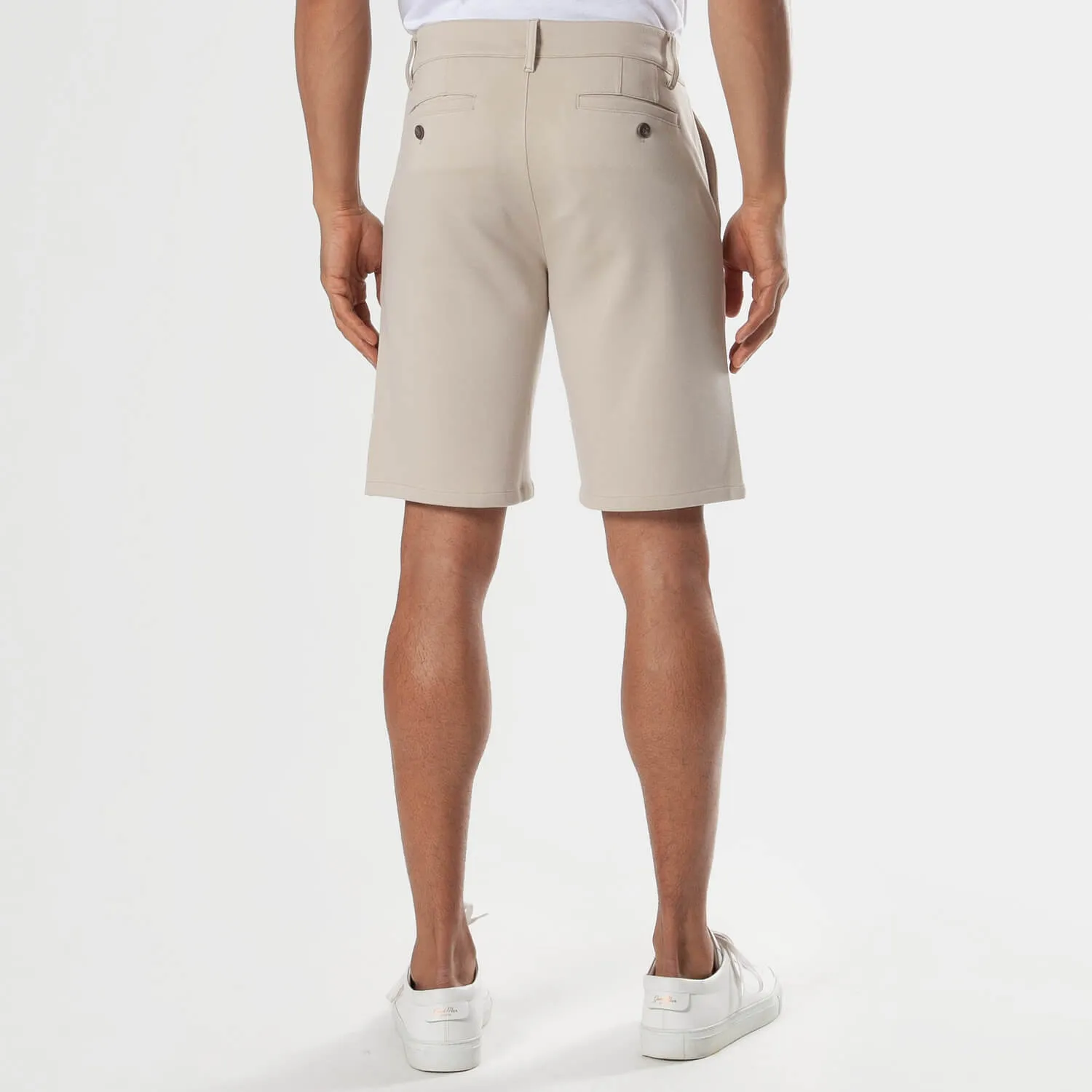 9" Sandstone Comfort Knit Chino Shorts