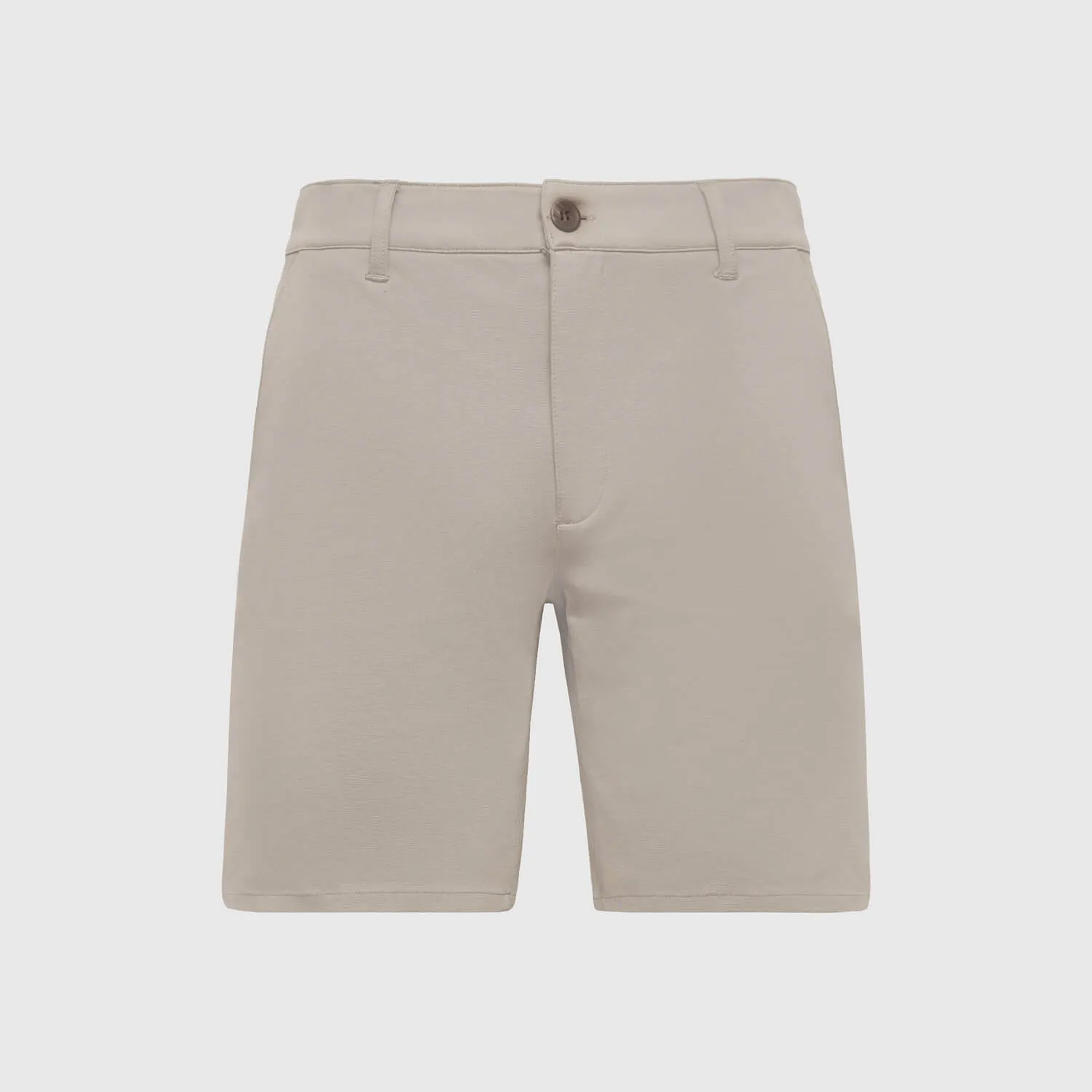 9" Sandstone Comfort Knit Chino Shorts