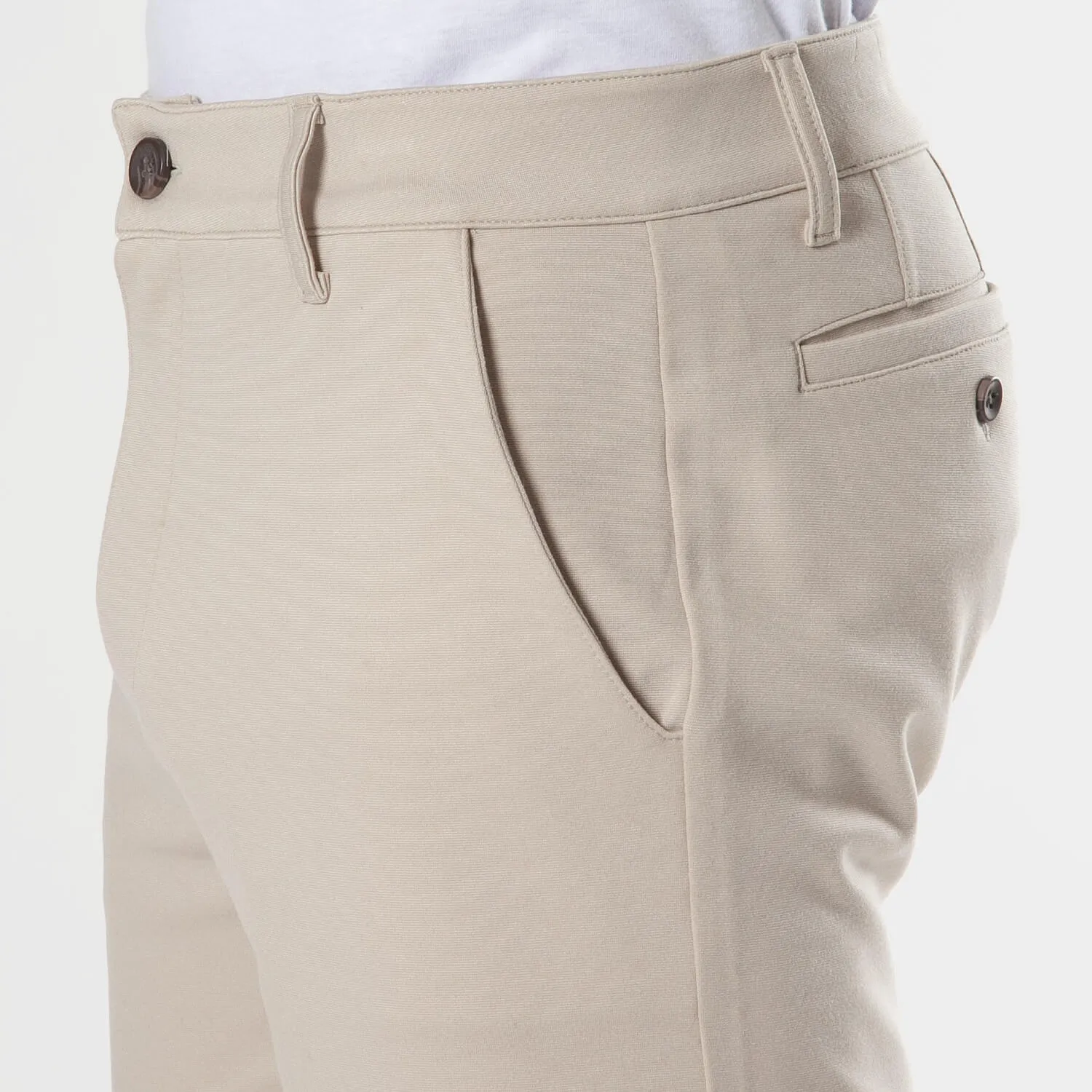 9" Sandstone Comfort Knit Chino Shorts