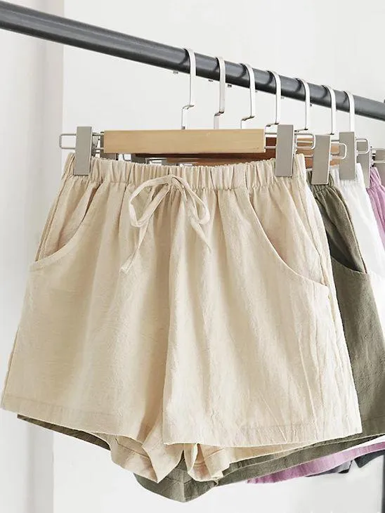 A-shaped Shorts Wear Large Size Shorts Outside Women's Fat Mm High Waist Loose Wide Leg Shorts