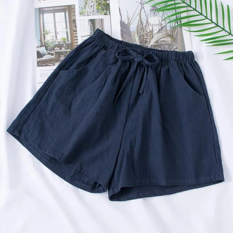 A-shaped Shorts Wear Large Size Shorts Outside Women's Fat Mm High Waist Loose Wide Leg Shorts