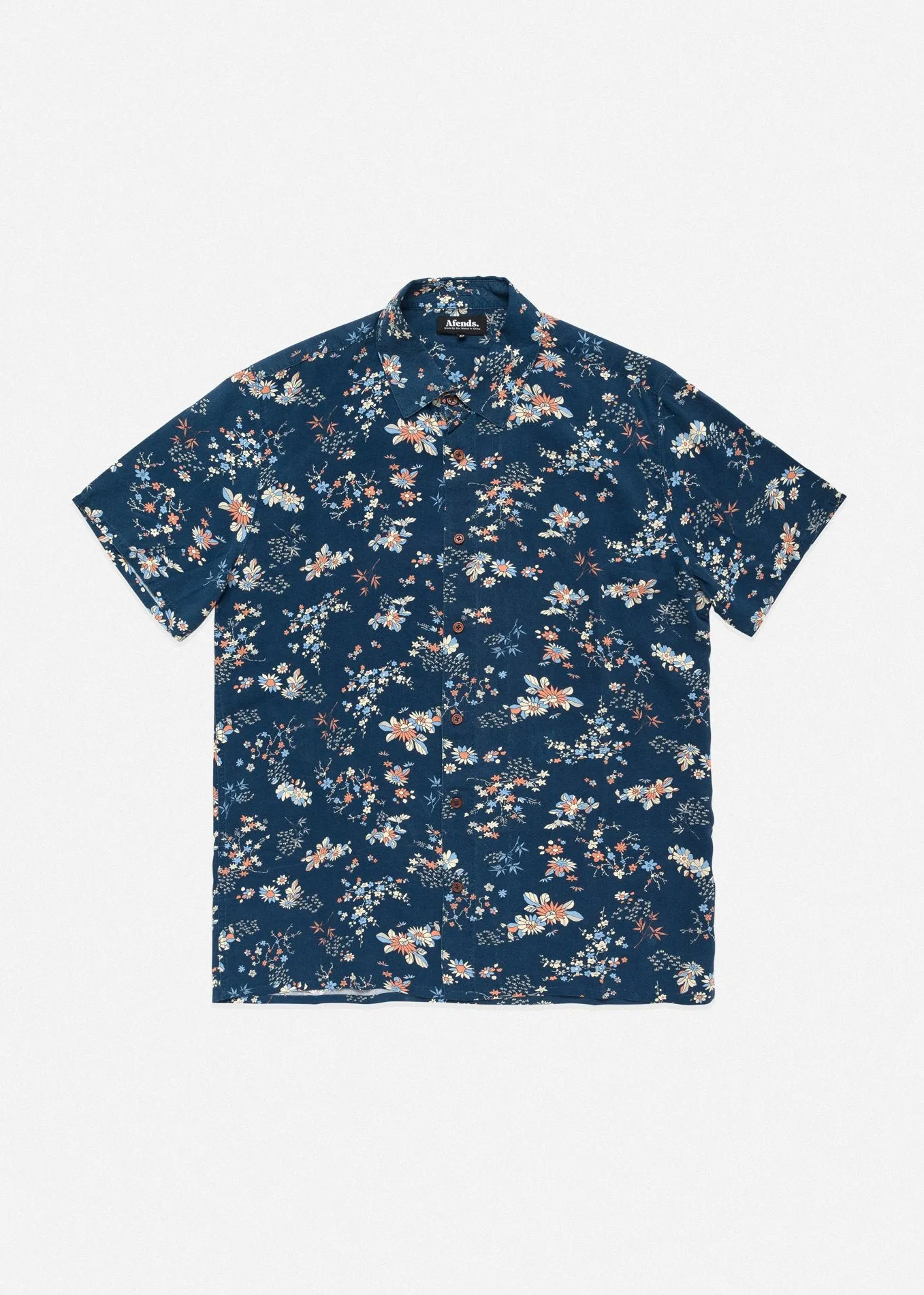 Afends Mens Culture Wave  - Short Sleeve Shirt