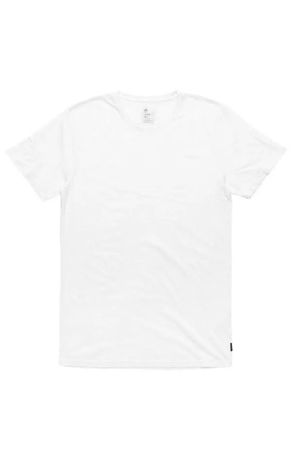 Afends Mens Plain Standard Tall Tee - Standard Fit Tall Tee