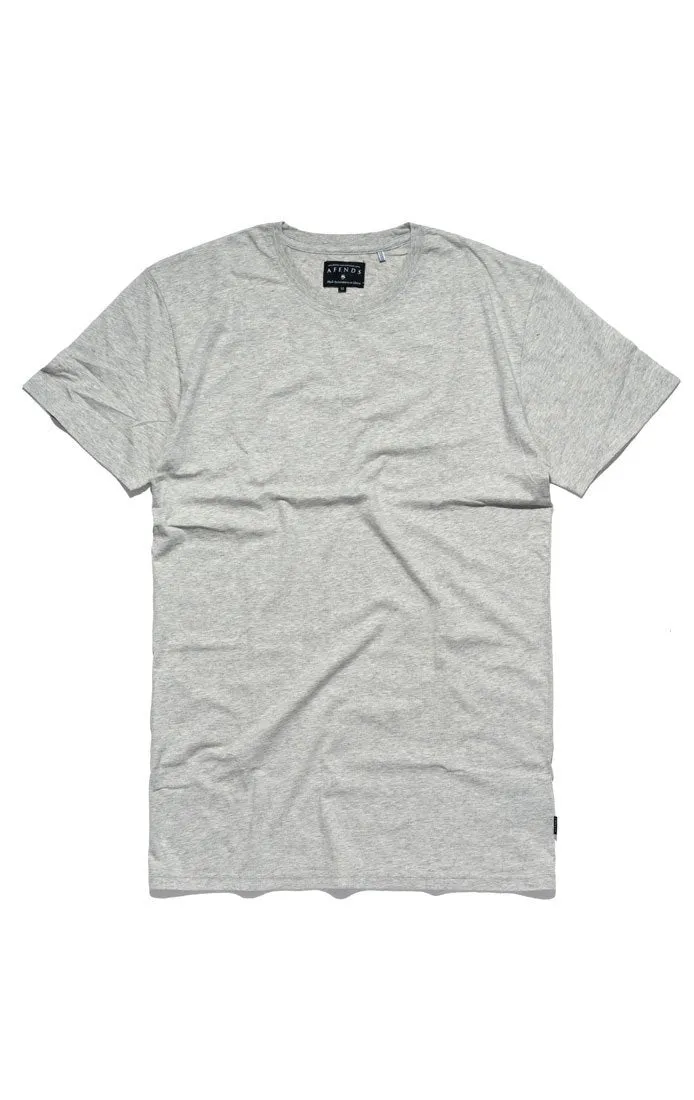 Afends Mens Plain Standard Tall Tee - Standard Fit Tall Tee