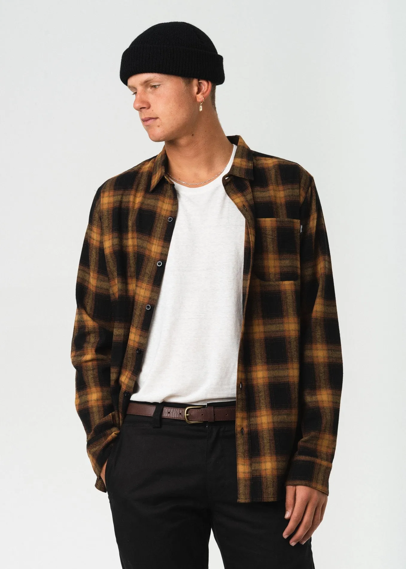 Afends Mens Tinnie - Long Sleeve Shirt