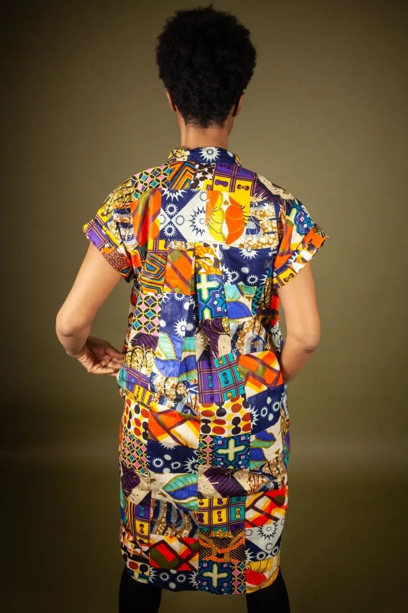 African Dress In Patchwork