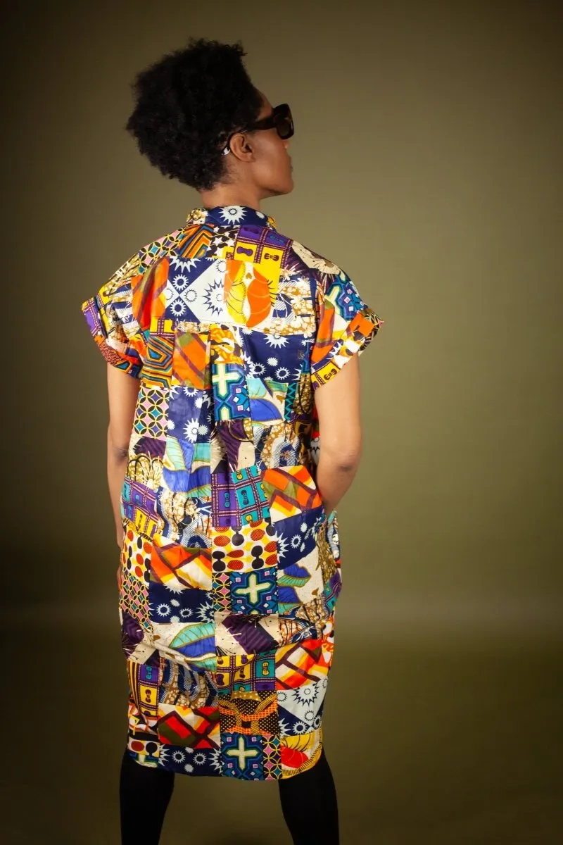 African Dress In Patchwork