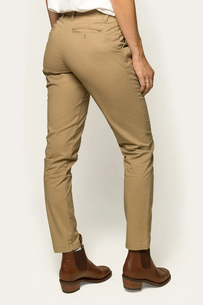 Aldgate Womens Chino Pant Clay