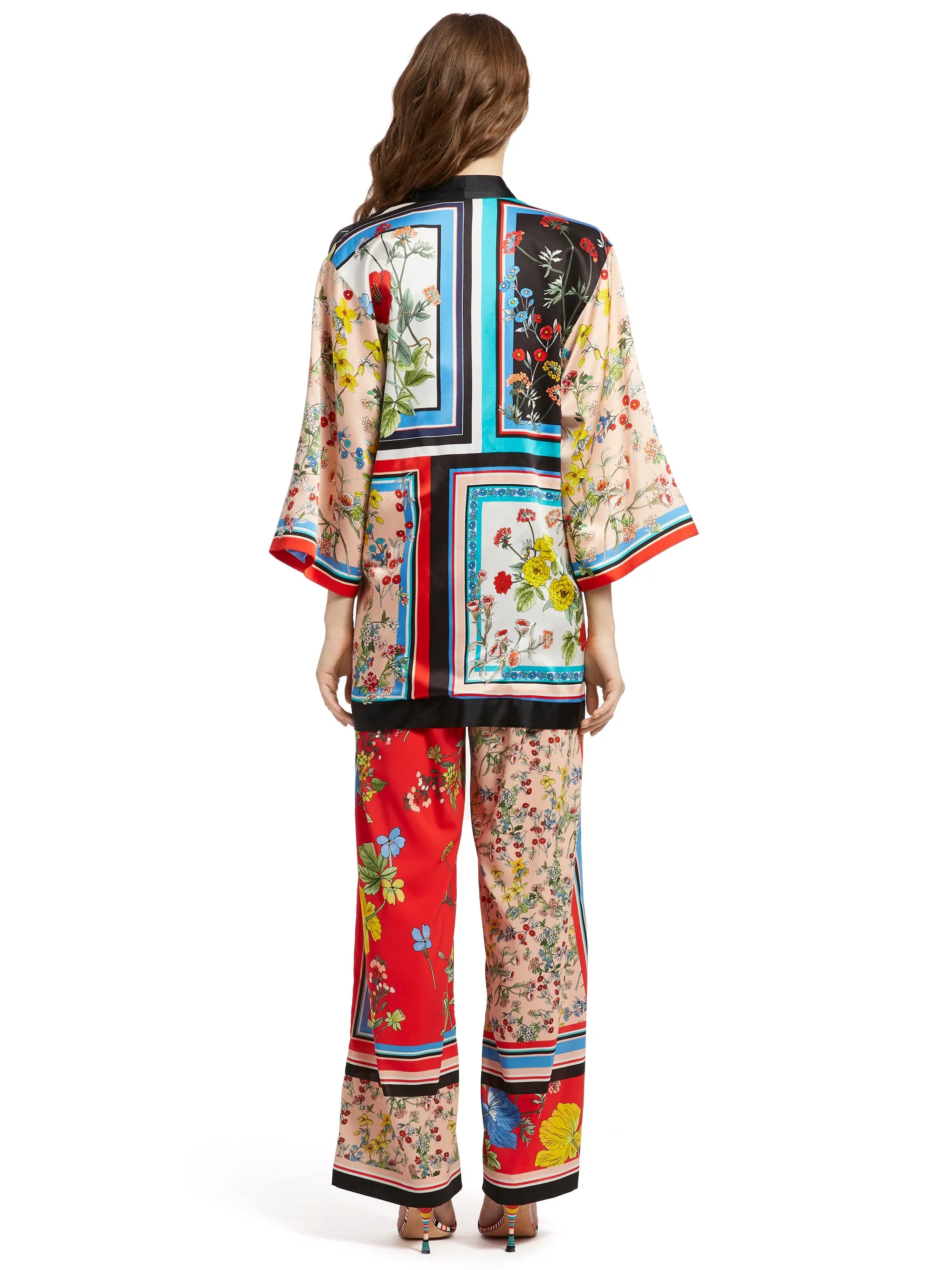 ALICE   OLIVIA - Koko Patchwork Printed Kimono