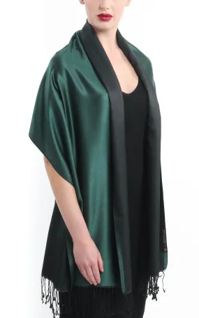 Amira Green Silk Scarf - TTM267