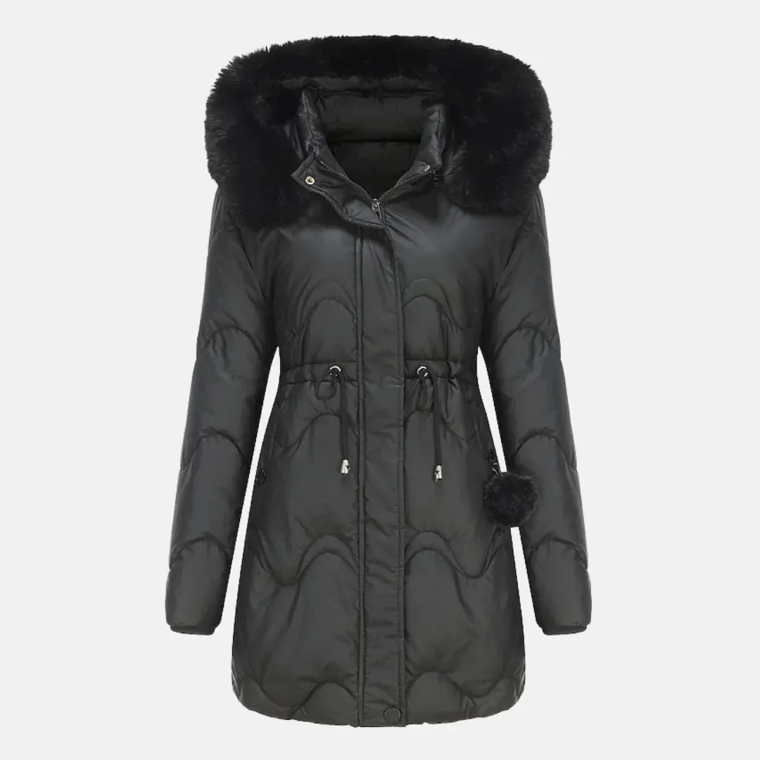 Atelier Parka | Luxe Warme Lange winterjas voor dames met bontkraag