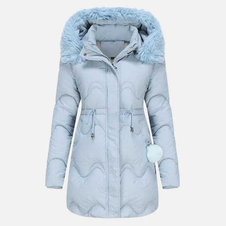 Atelier Parka | Luxe Warme Lange winterjas voor dames met bontkraag