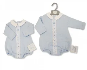 Baby Boys Romper with Lace and Bow-Bis-2020-2428