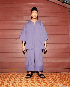 Baju Melayu Pendek (Purple)