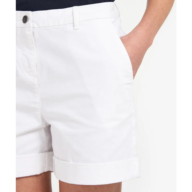 Barbour Chino Ladies Shorts - White