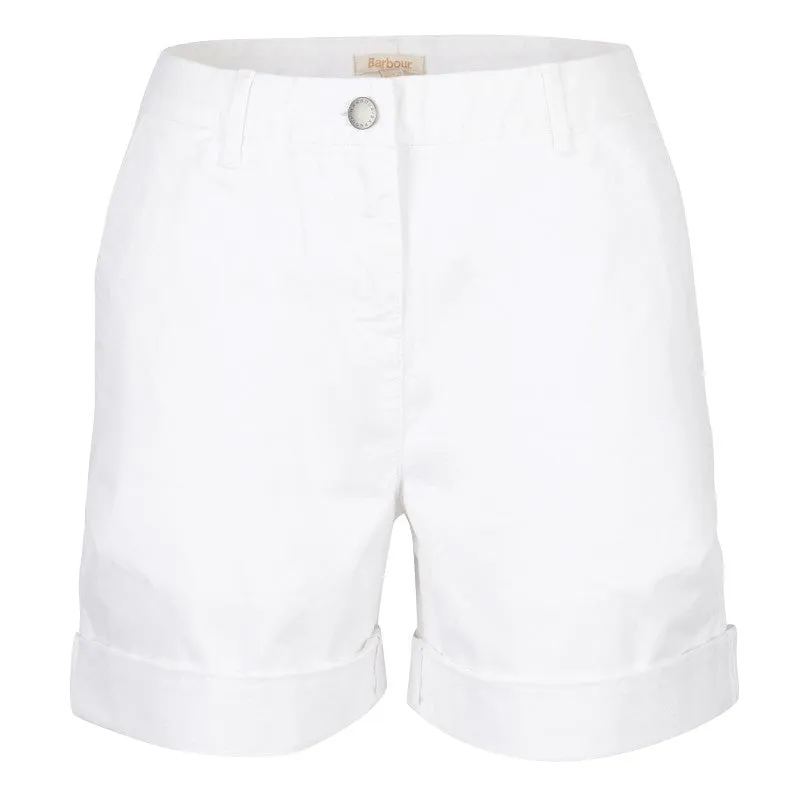 Barbour Chino Ladies Shorts - White