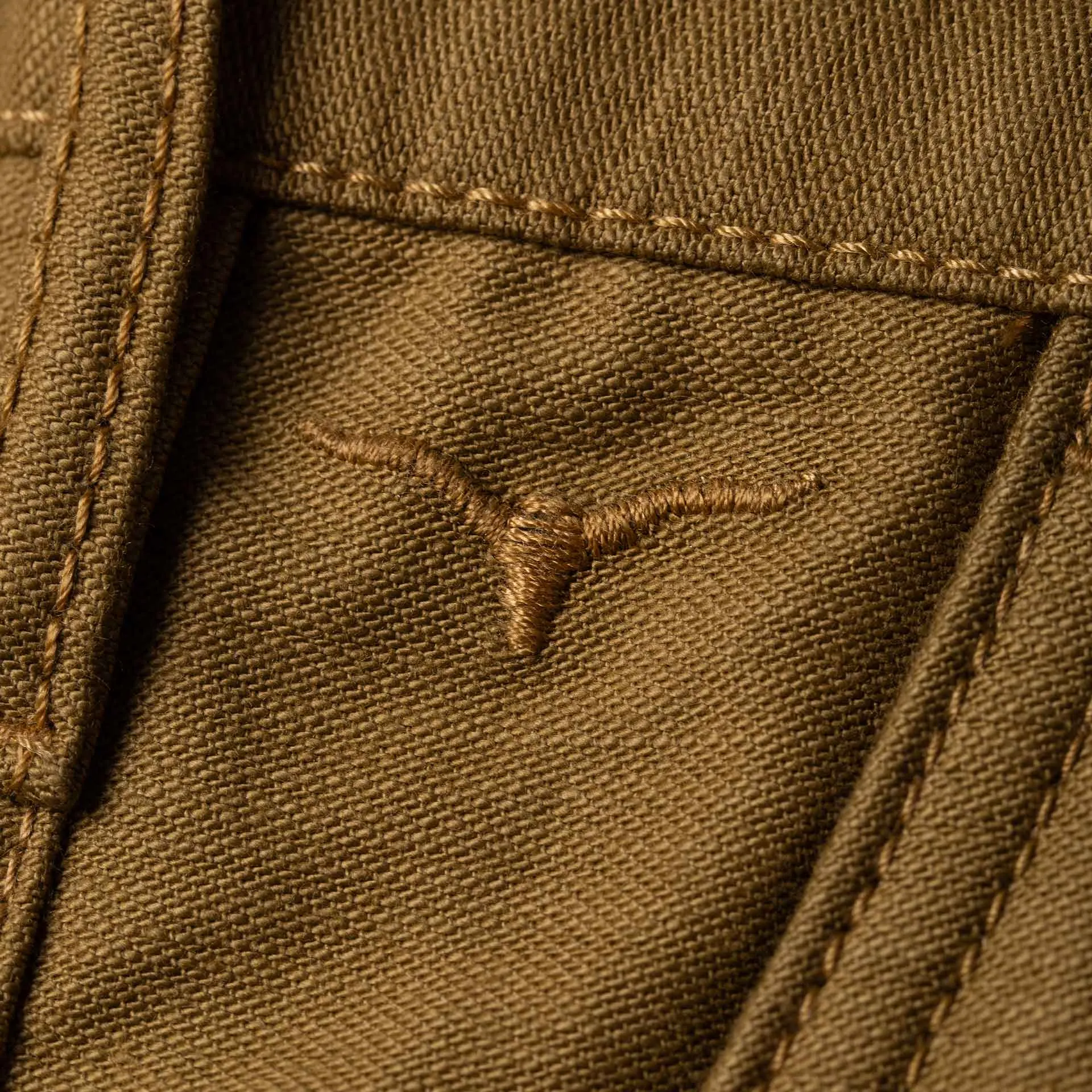 BC-01 TAPERED CHINO 10 oz. golden brown military twill [CORE]