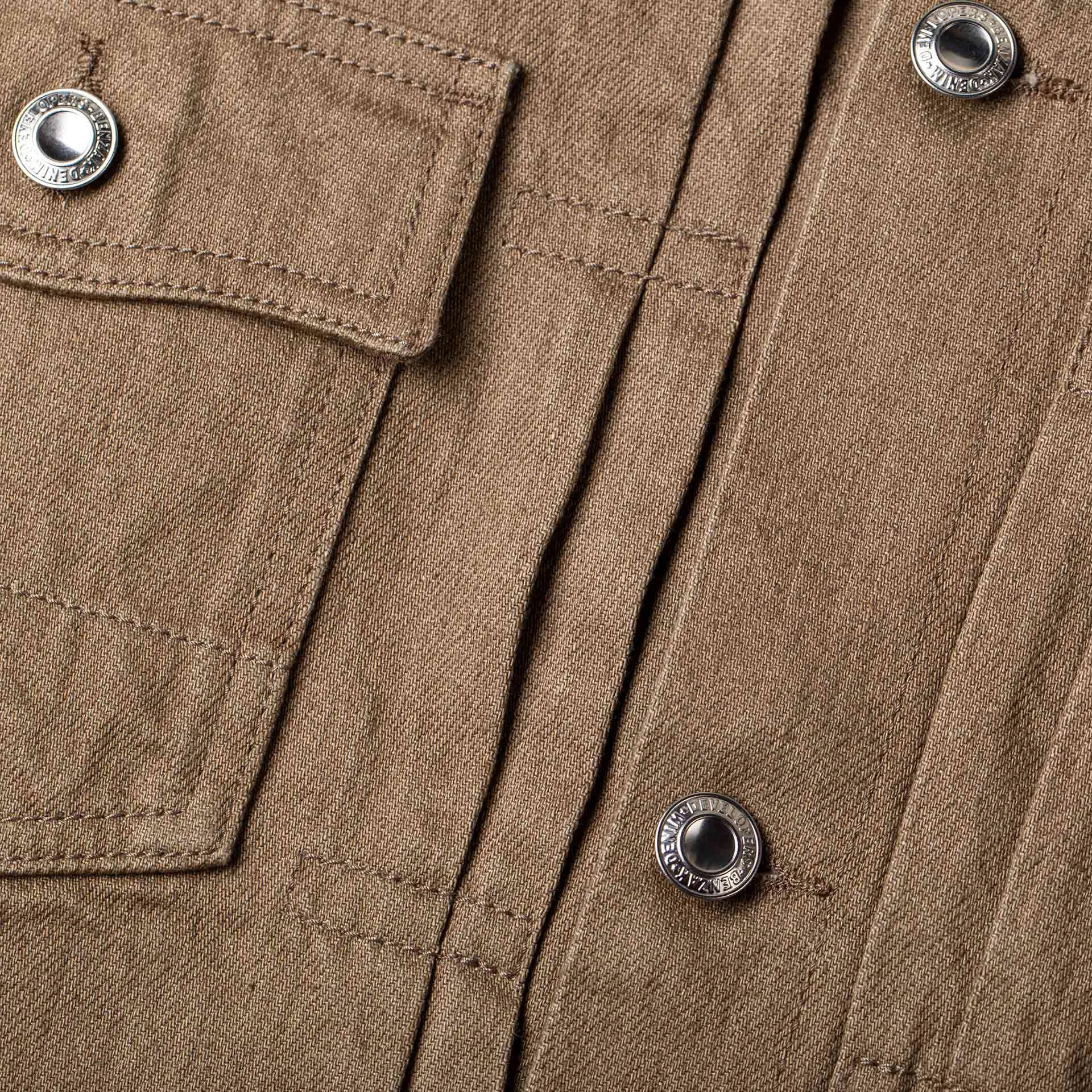 BDJ-T2 TYPE II JACKET 12.5 oz. mineral brown hemp selvedge [C/O]