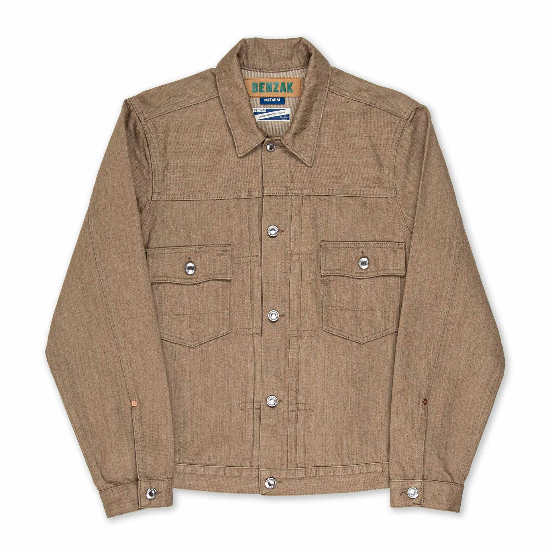 BDJ-T2 TYPE II JACKET 12.5 oz. mineral brown hemp selvedge [C/O]