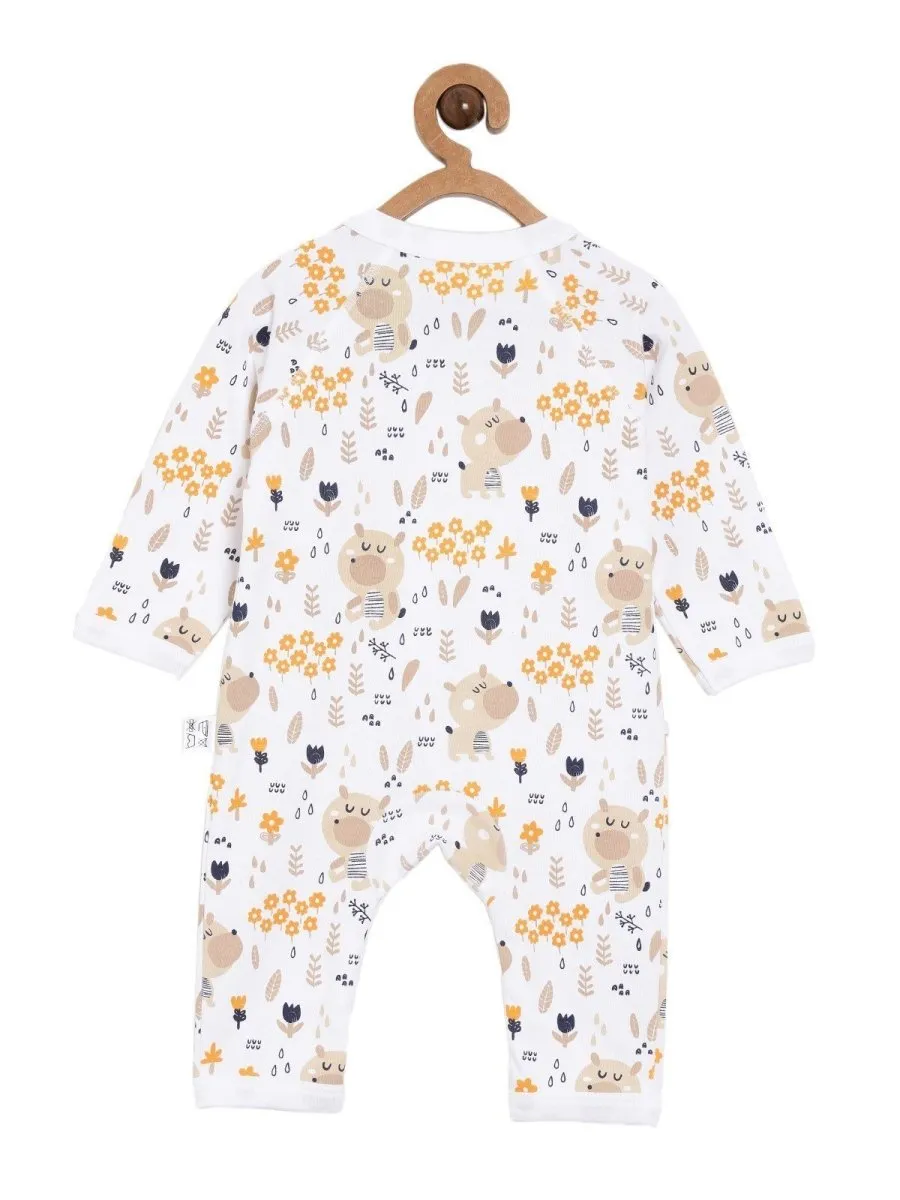 Bear in the Garden Infant Romper (Jabla Style)