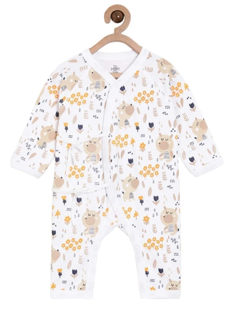 Bear in the Garden Infant Romper (Jabla Style)