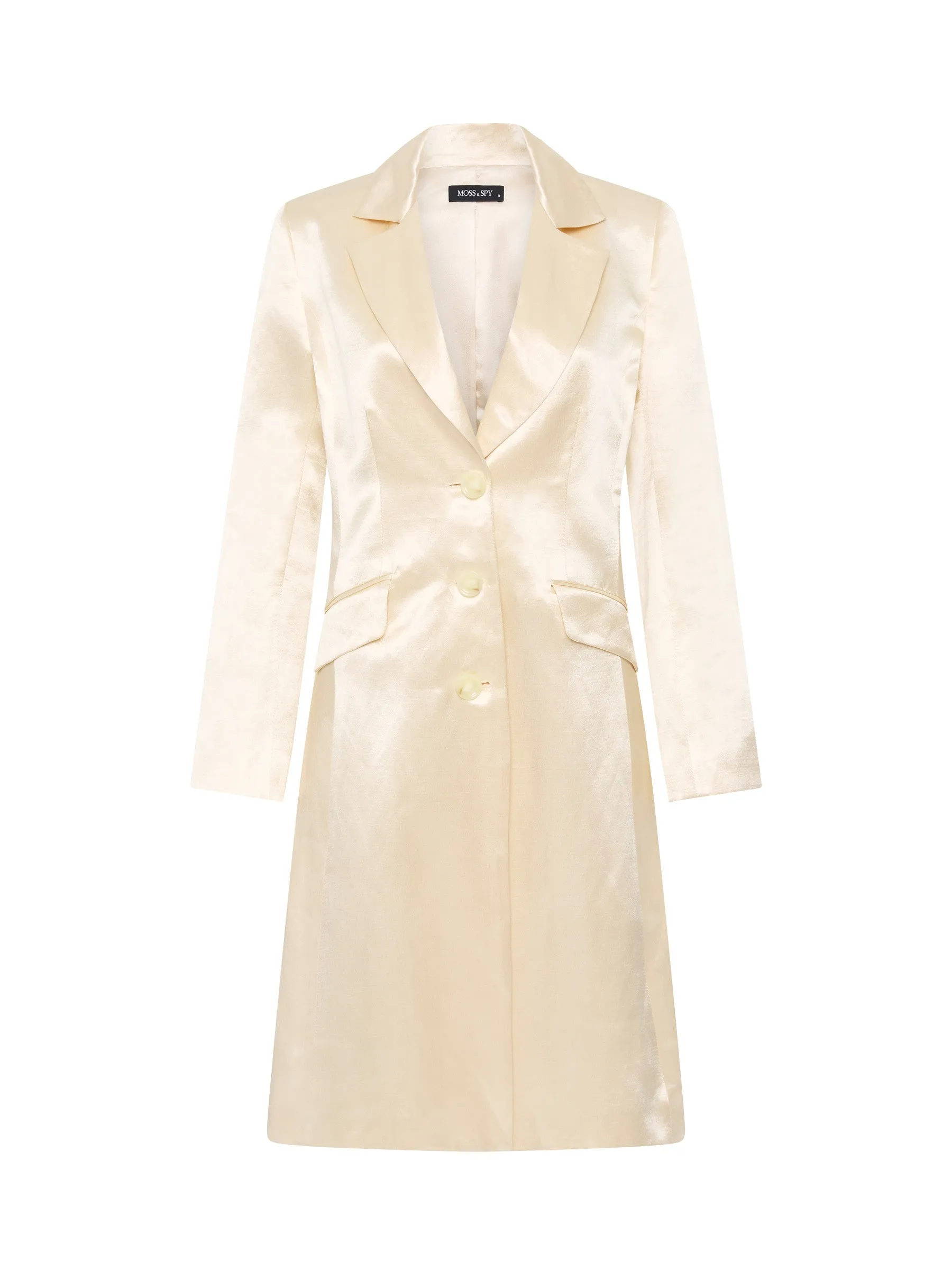 Bianca Long Jacket - Buttermilk