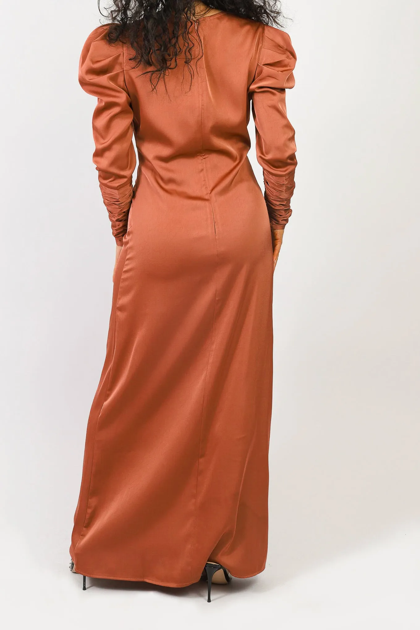 Billow Detailed Maxi Dress