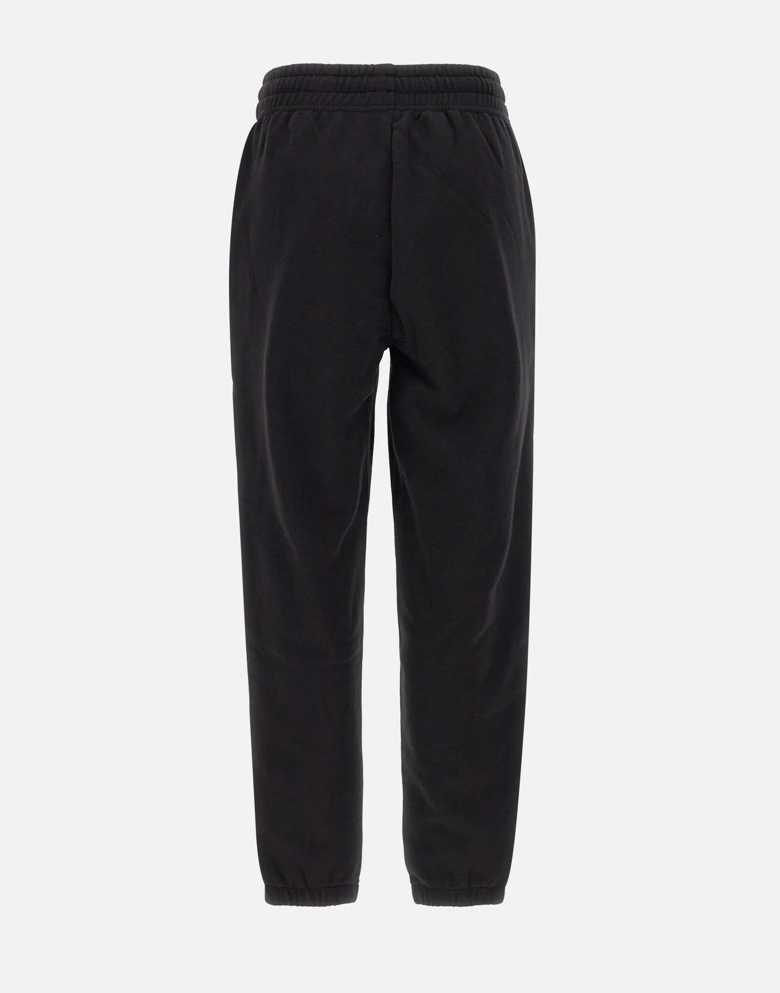 Black Cotton Jogger with Drawstring