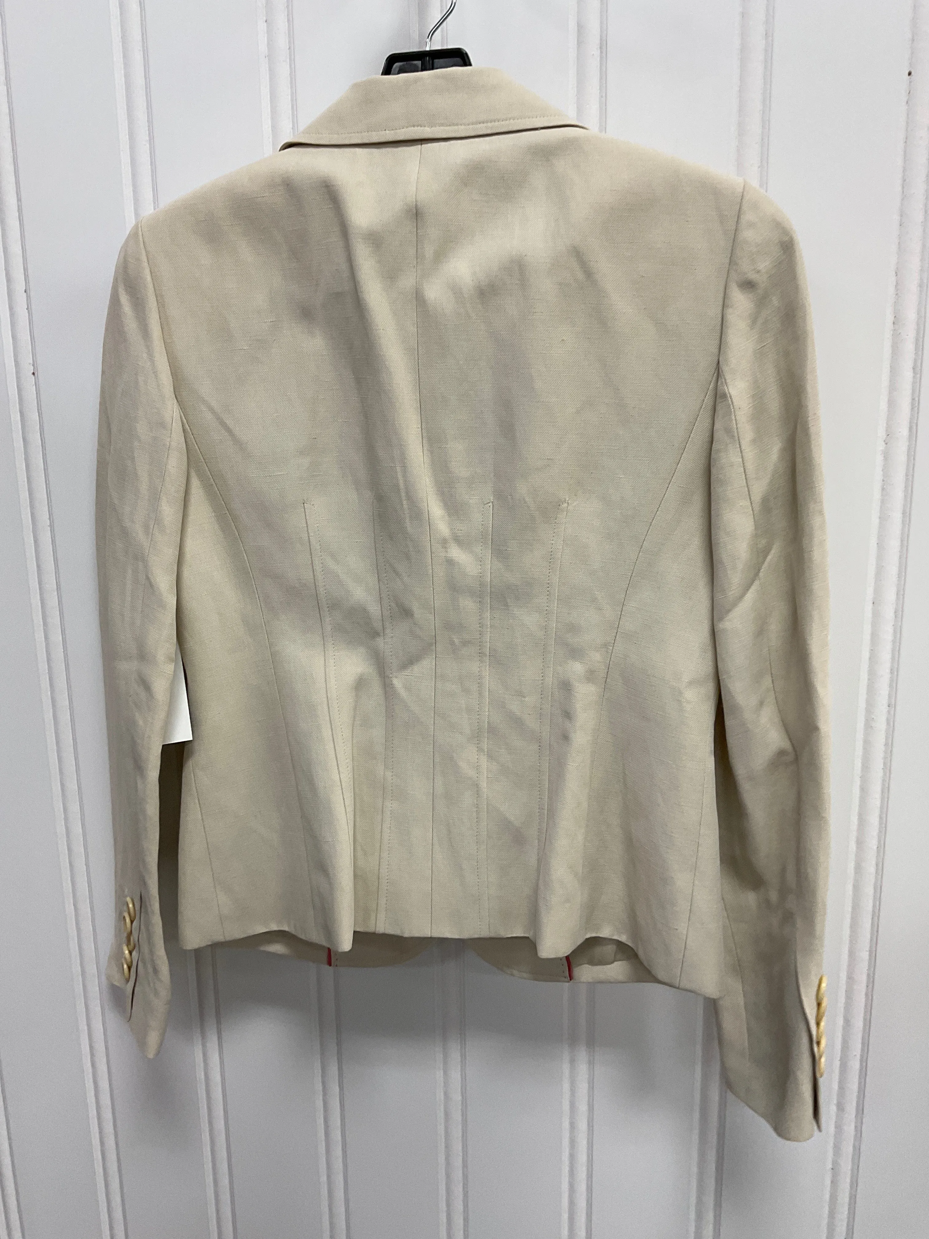 Blazer By Ann Taylor In Tan, Size:Xsp