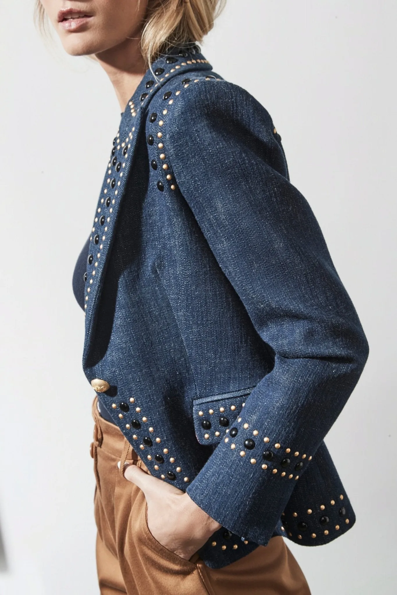 BLAZER  DENIM ROCK STAR