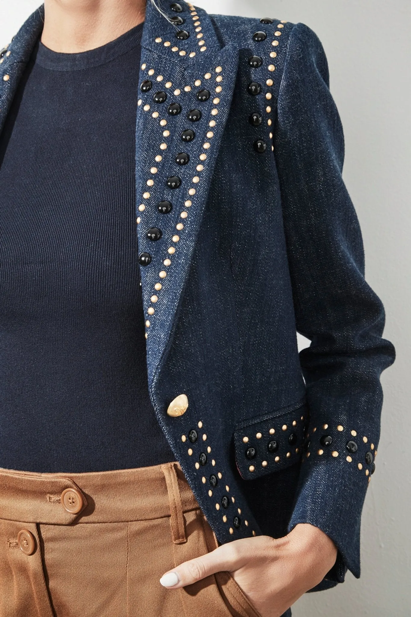 BLAZER  DENIM ROCK STAR