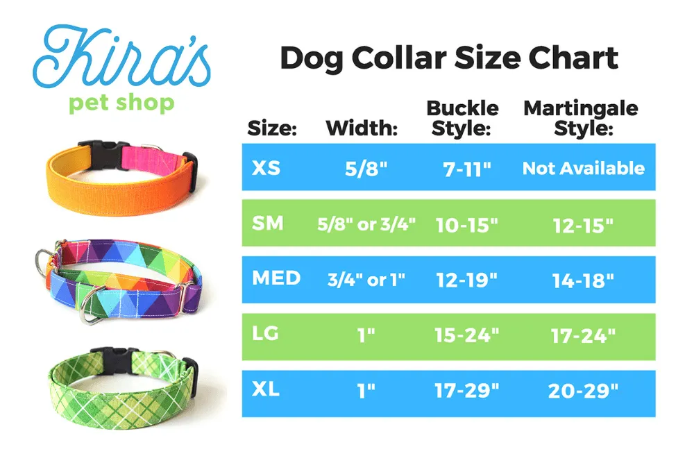 Blue Sushi Dog Collar