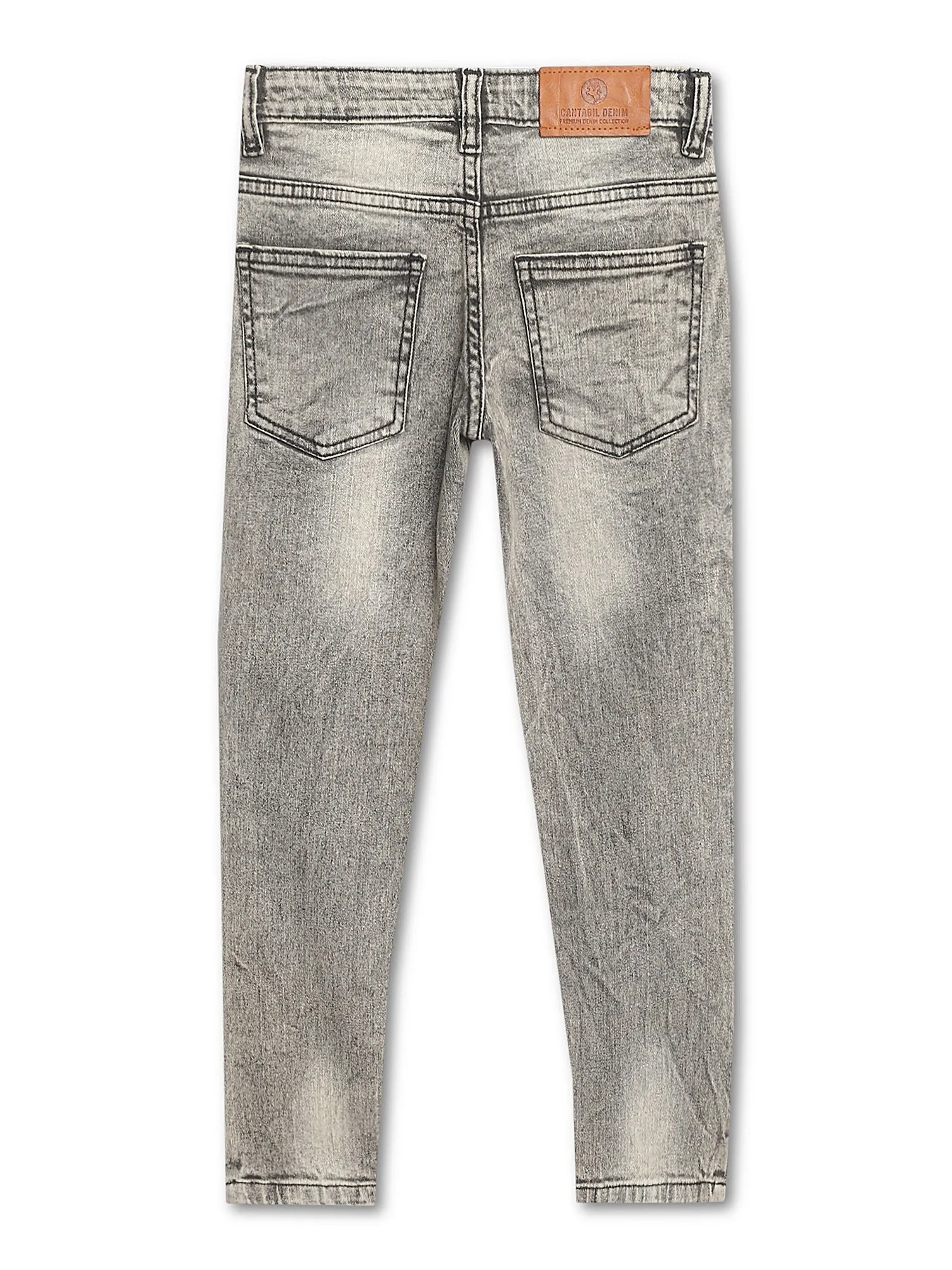 Boys Stretchable Grey Jeans