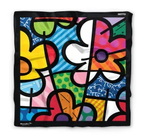 BRITTO® SILK SCARF - Limited Edition - BOTANICAL FLOWERS