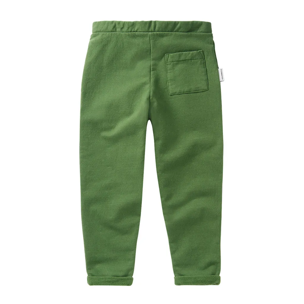 Chino Cropped Moss Green