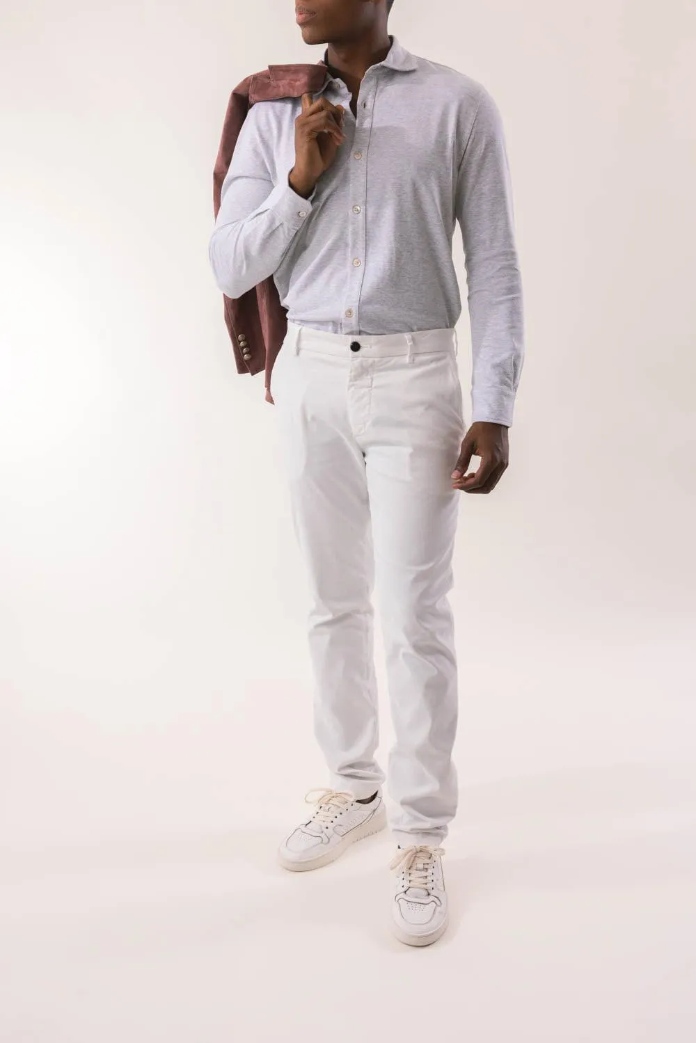 Chino Stretch Pant - Ivory