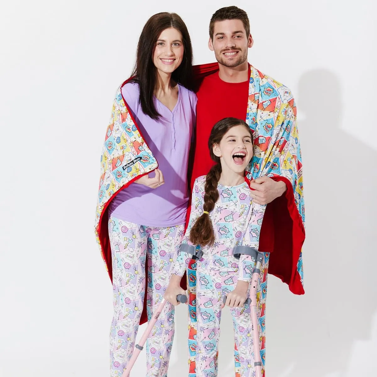 Comic Hero Bamboo Men's Pajama Set