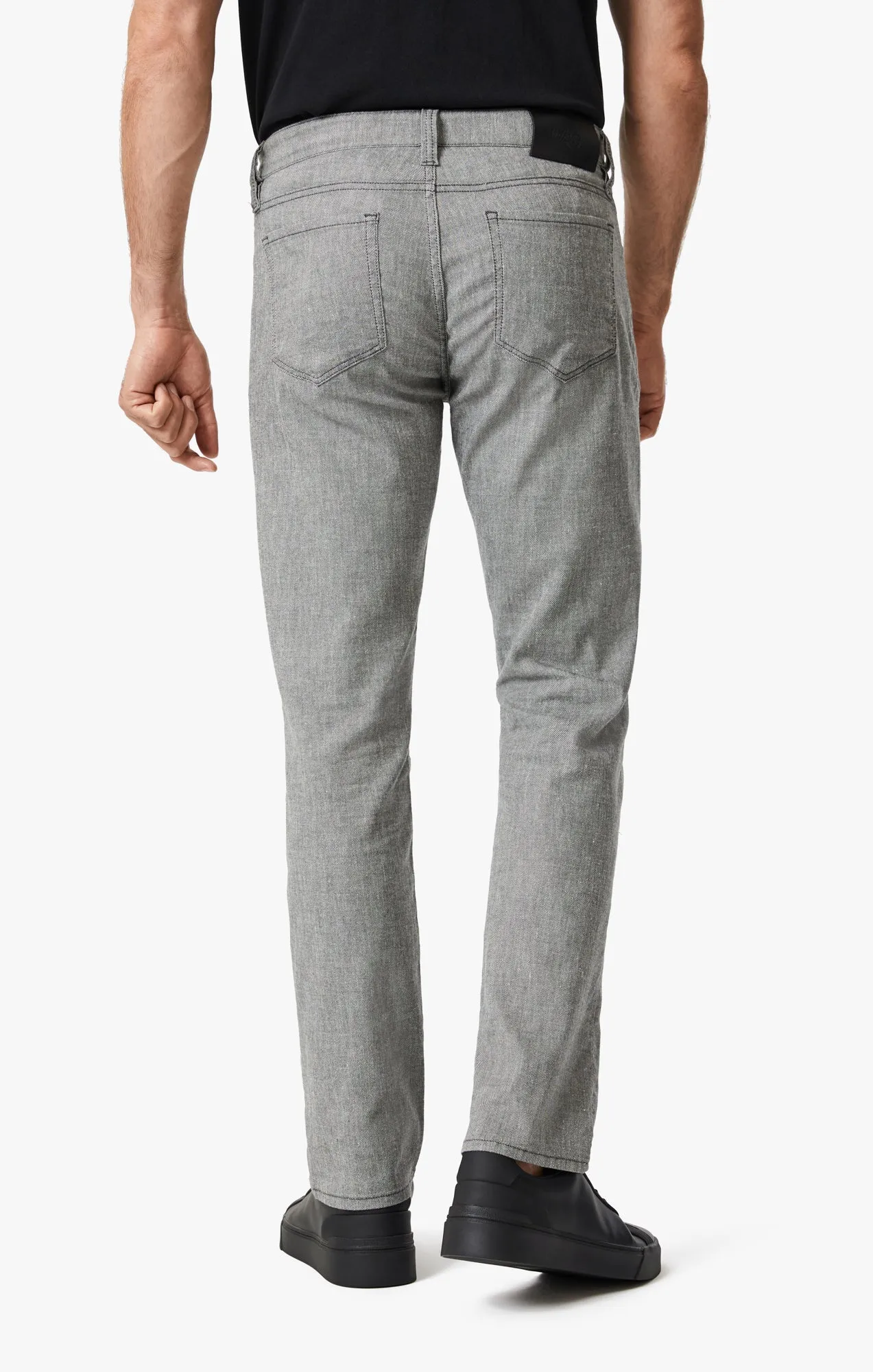 Courage Straight Leg Pants In Anthracite Hemp