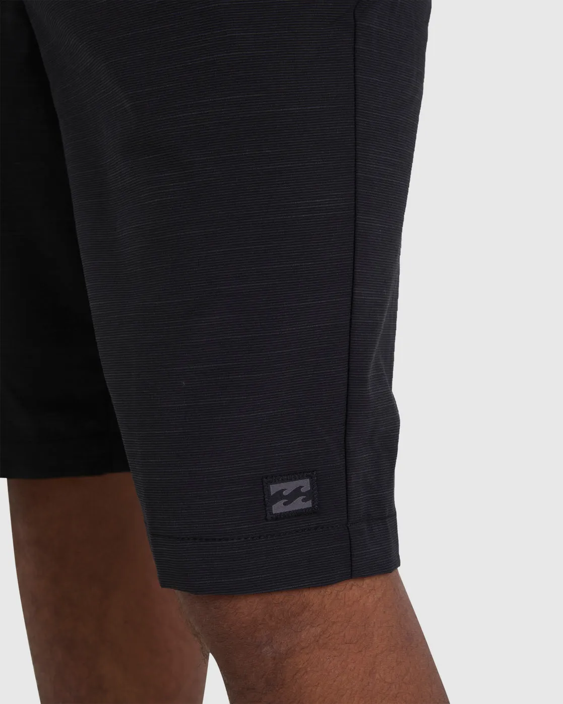 Crossfire Slub Submersible Shorts 21" - Black