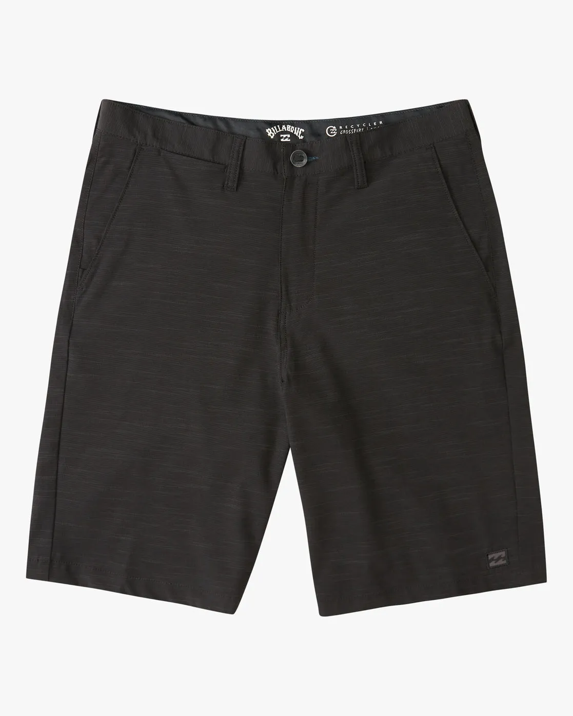 Crossfire Slub Submersible Shorts 21" - Black