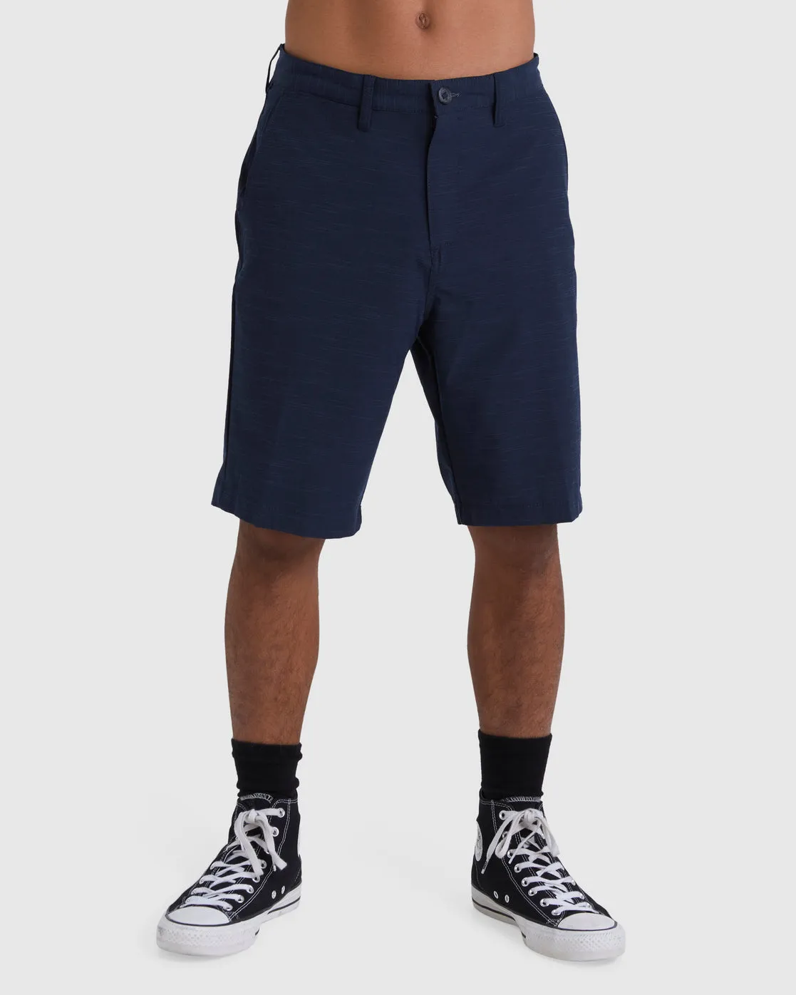 Crossfire Slub Submersible Shorts 21" - Navy