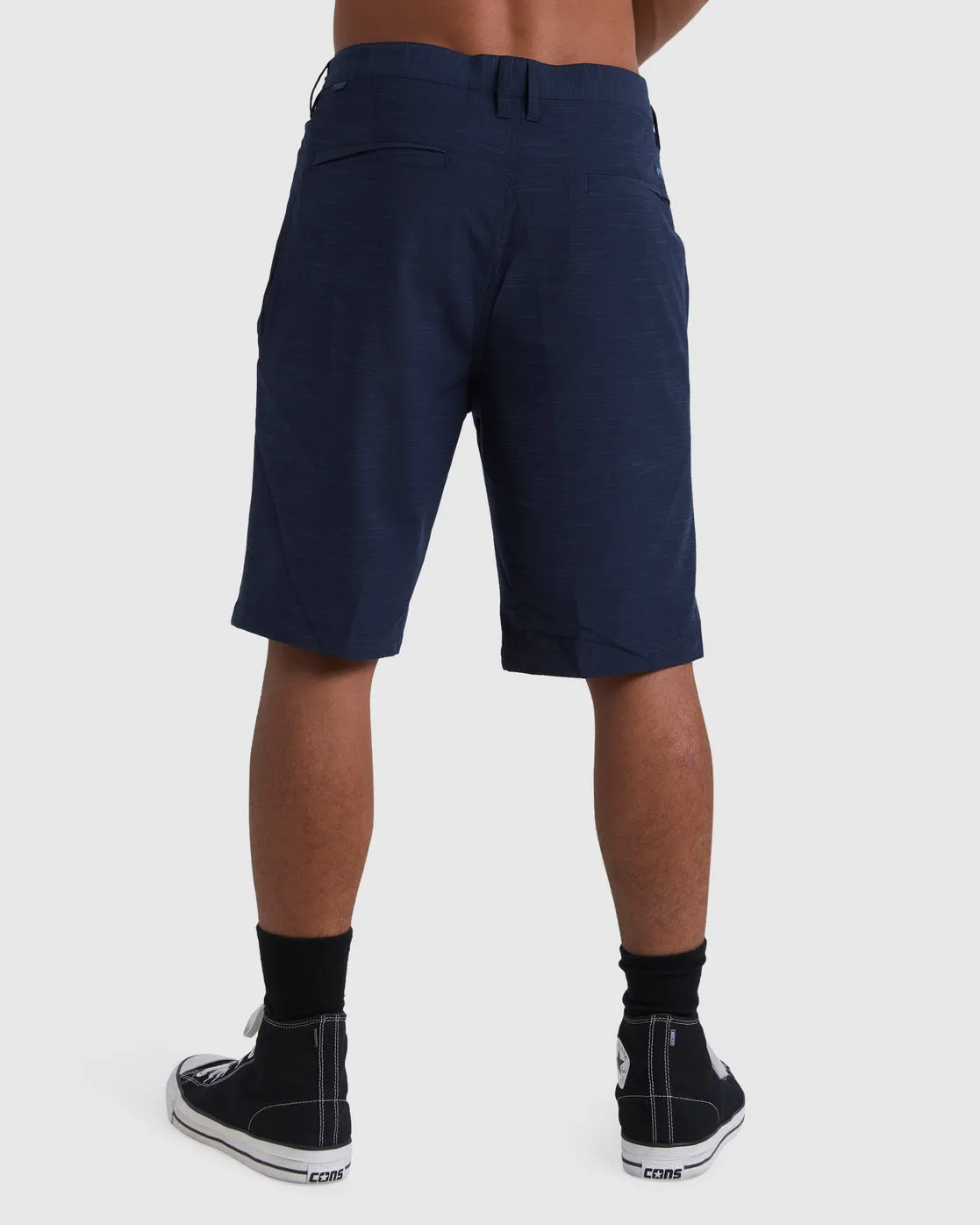 Crossfire Slub Submersible Shorts 21" - Navy