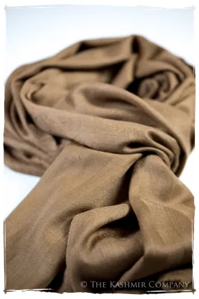 Cuban Sand Paisley Kashmir Wool Scarf