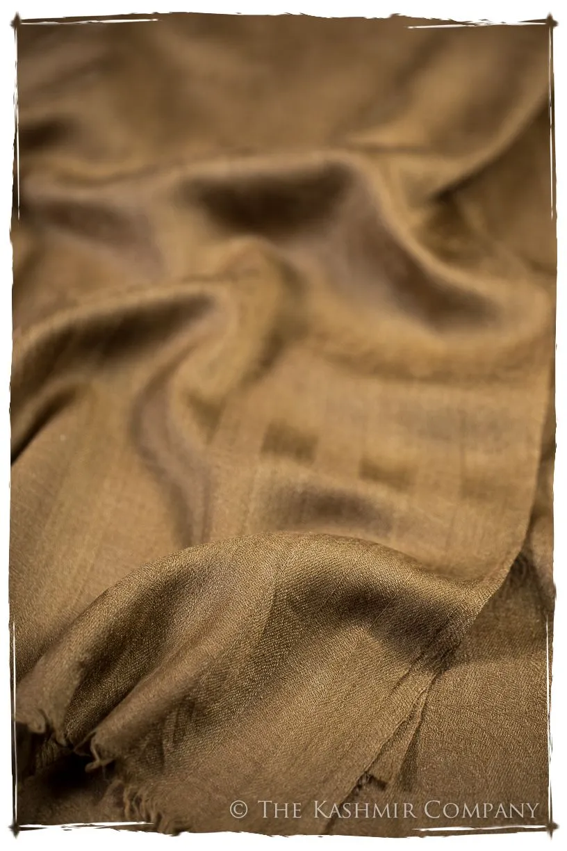 Cuban Sand Paisley Kashmir Wool Scarf