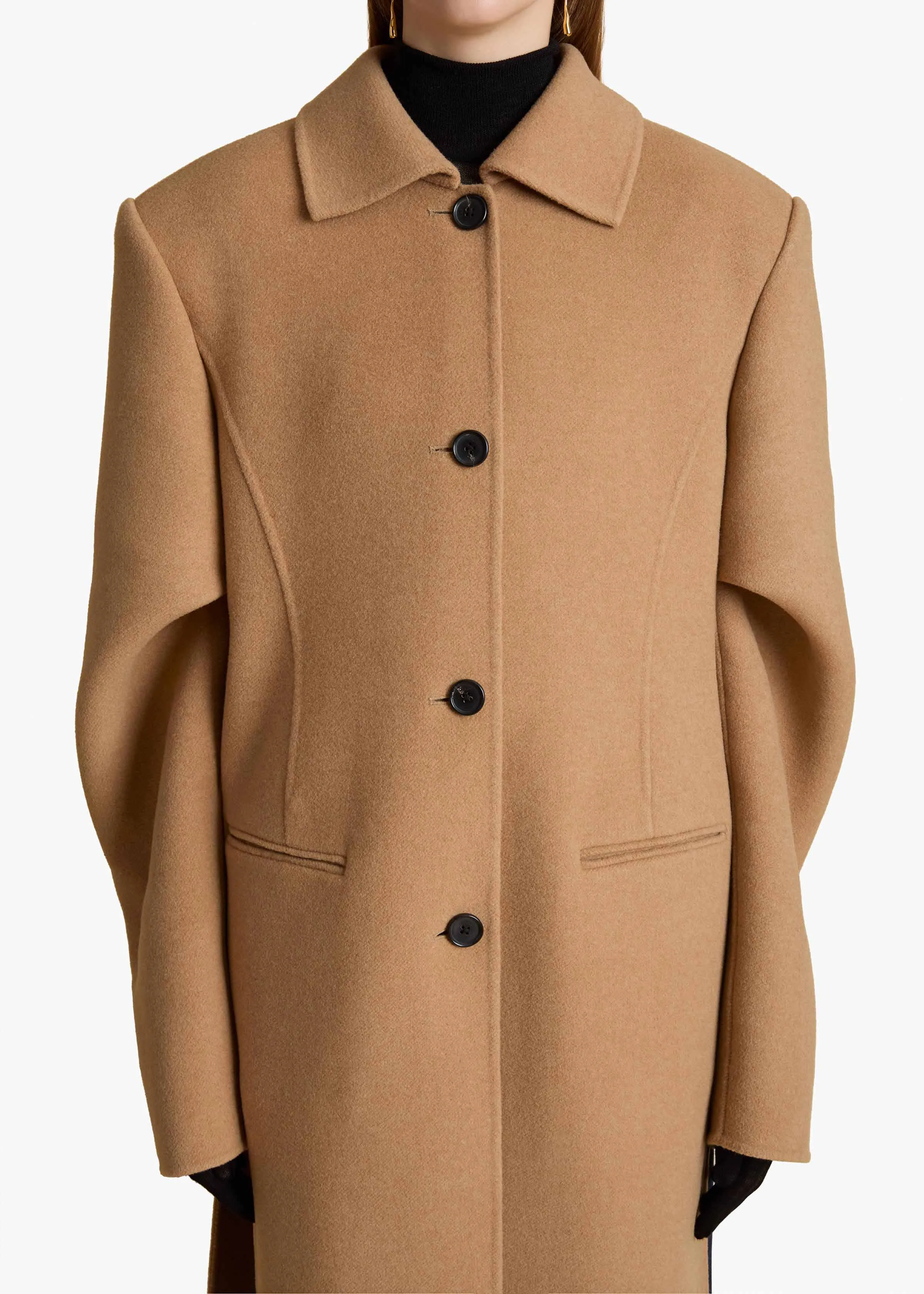 Darton Coat in Camel