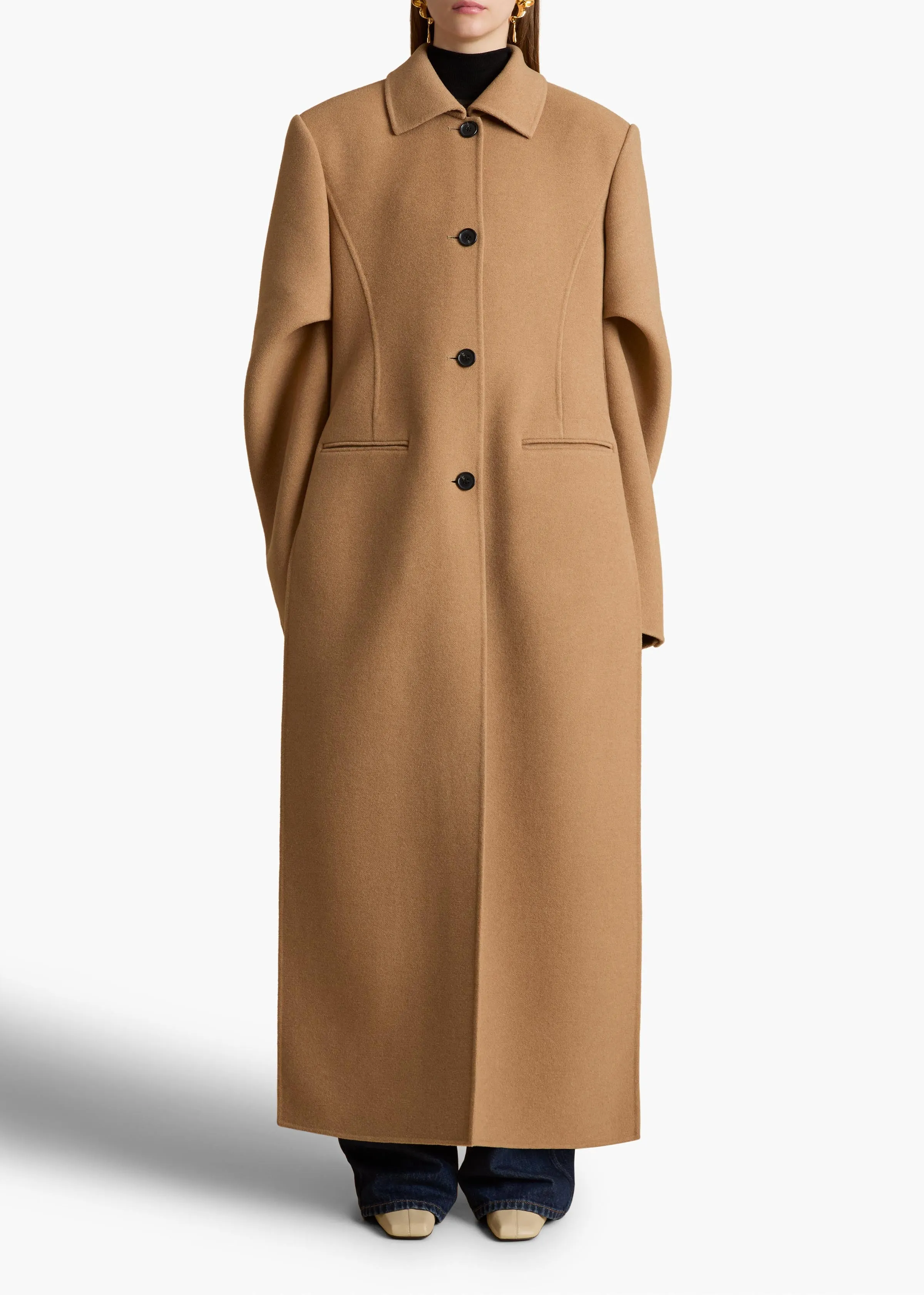 Darton Coat in Camel